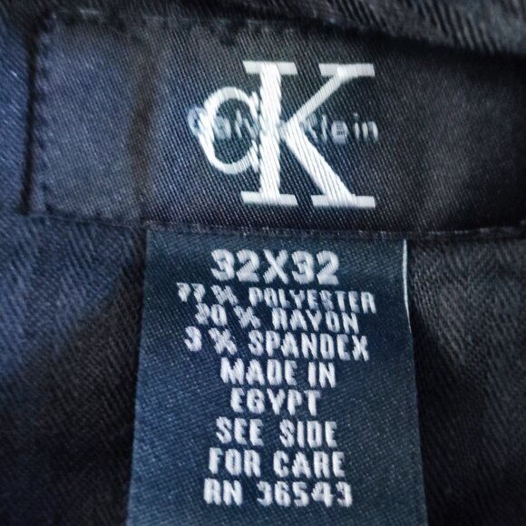 Calvin Klein casual / business dress pants darker grey men's size 32 - Picture 5 of 10